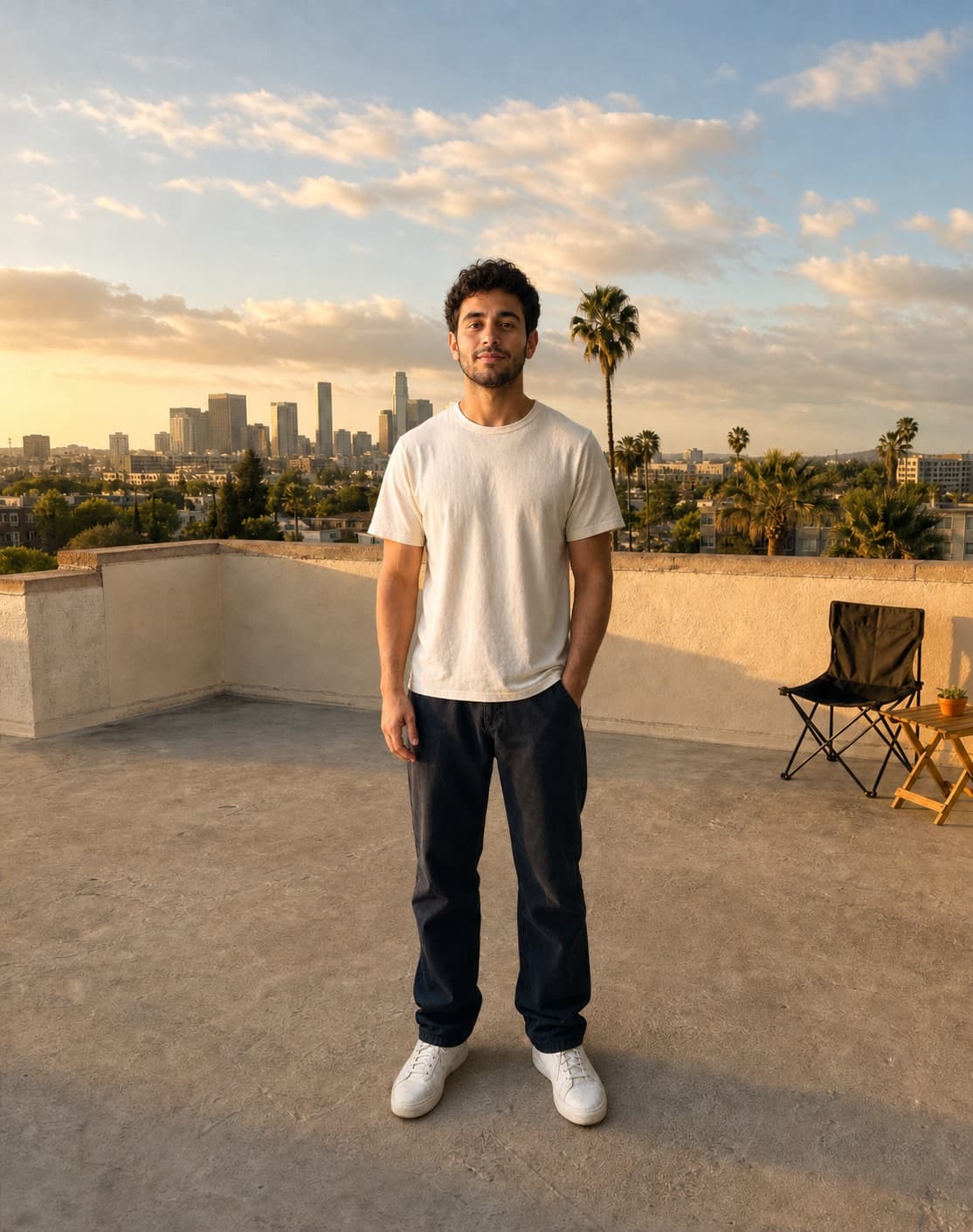 Rooftop image after adding the Persona