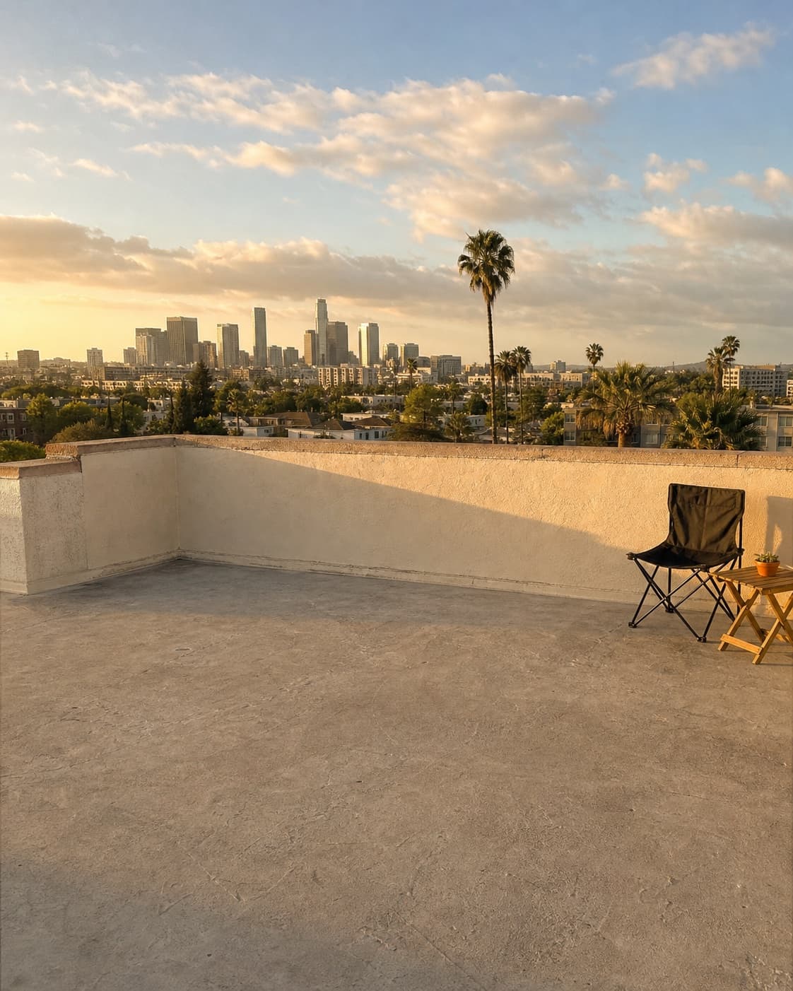 A rooftop photo in an Instagram post